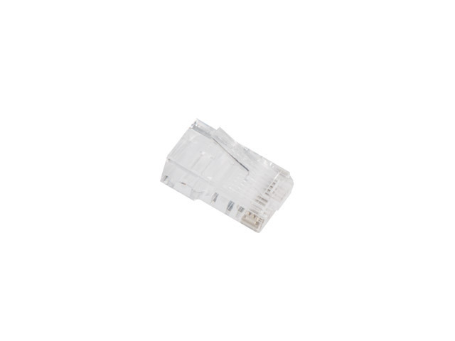 Lanberg - RJ45 CAT.6 UTP Plug 8P8C PASS Through Type, 100 pcs - PLU-6000EZ - Transparent