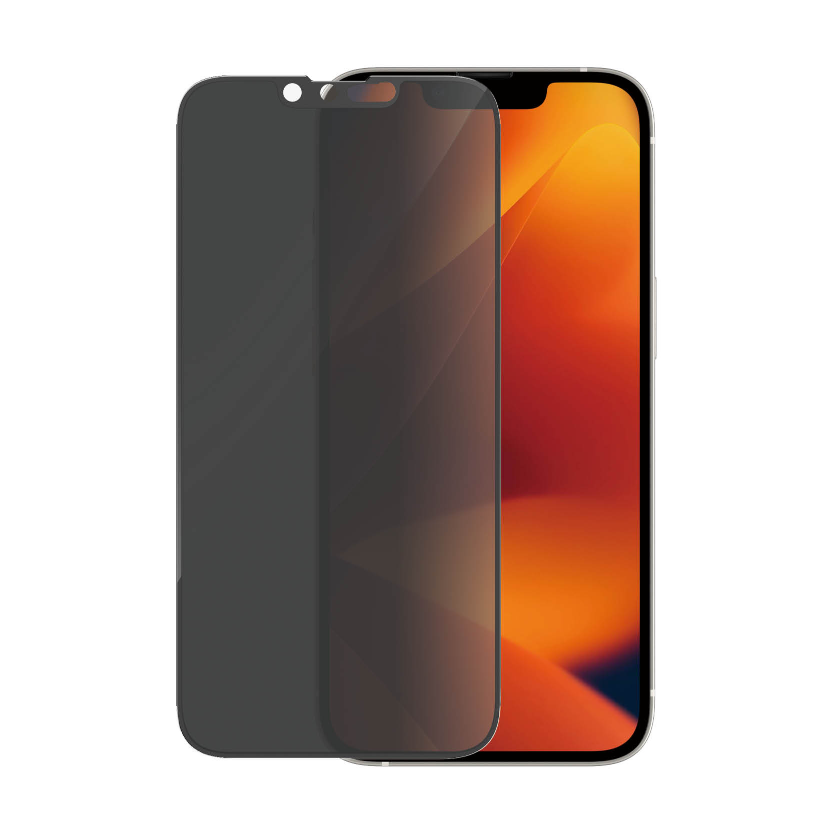 PanzerGlass - Screen protector - Apple - iPhone 14/13/13 Pro - Glass - Black - Ultra-Wide Fit - Privacy