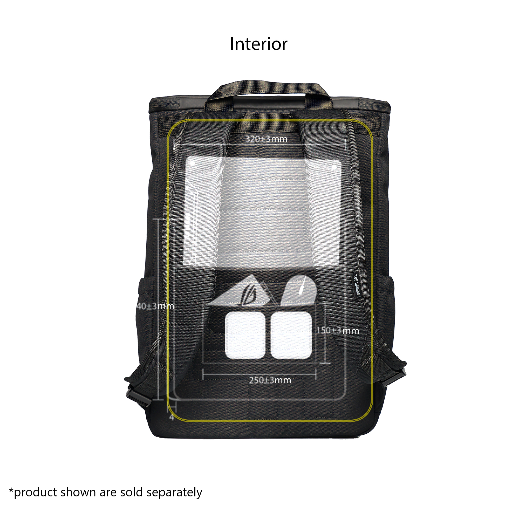 Asus BP4701 ROG BACKPACK/15_17 - Asus - Notebook carrying backpack - BP4701 - Fits up to size 17 " - Backpack - Black