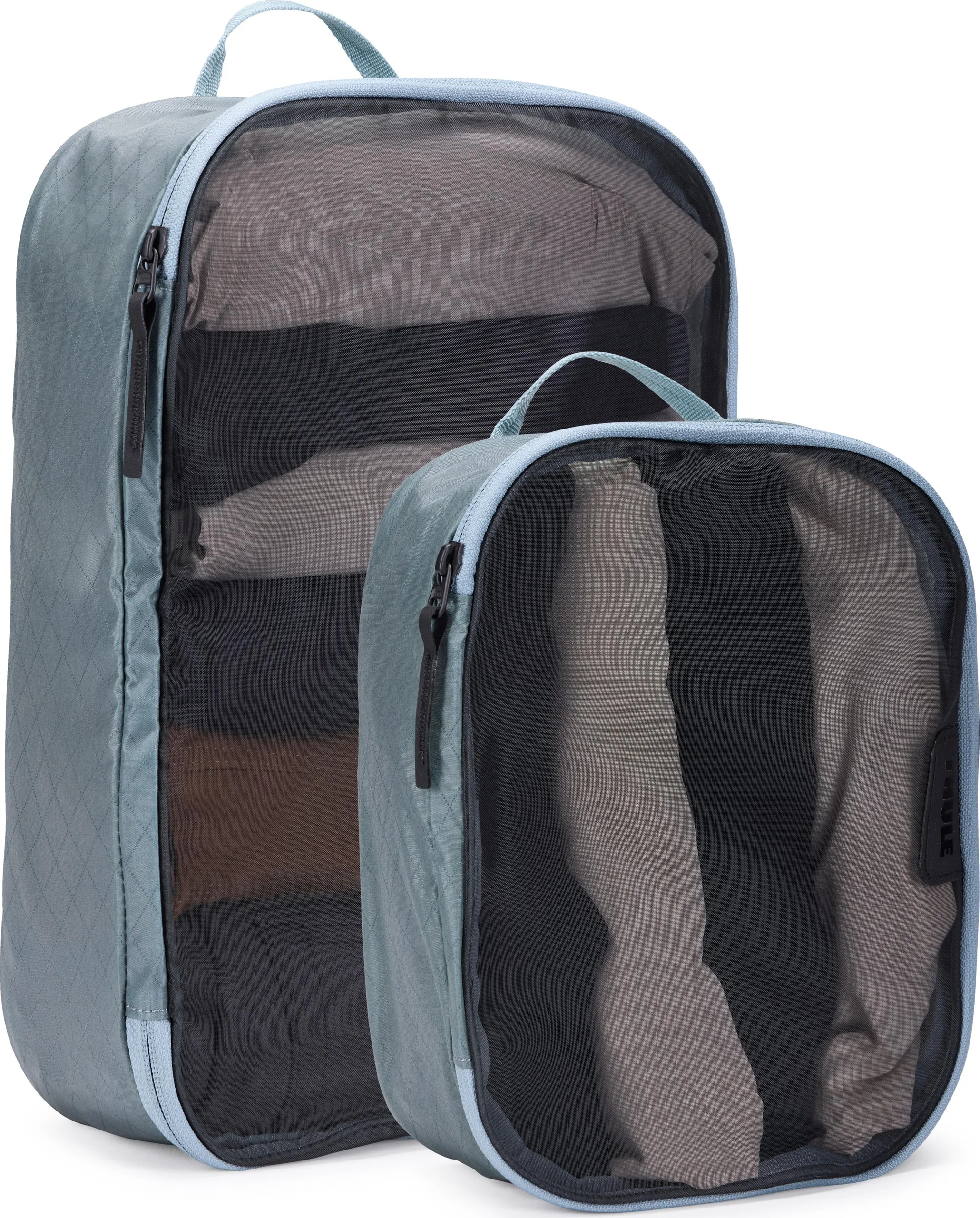 Thule - Packing Cube Set, 1x Medium, 1x Small - Packing Cube - Pond Gray
