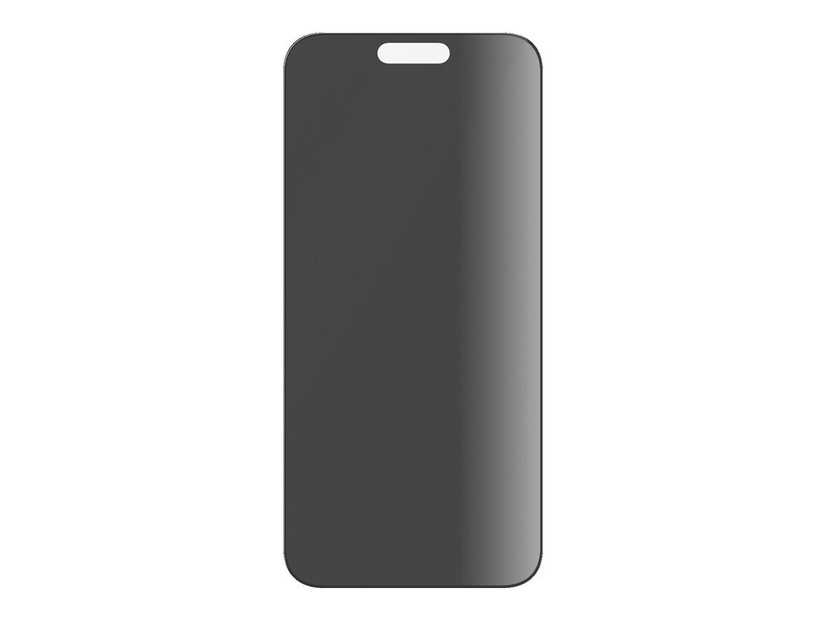 PanzerGlass - Privacy Screen Protector - Apple - iPhone 15 Pro Max - Tempered glass - Black - Ultra-Wide Fit W. Easyaligner