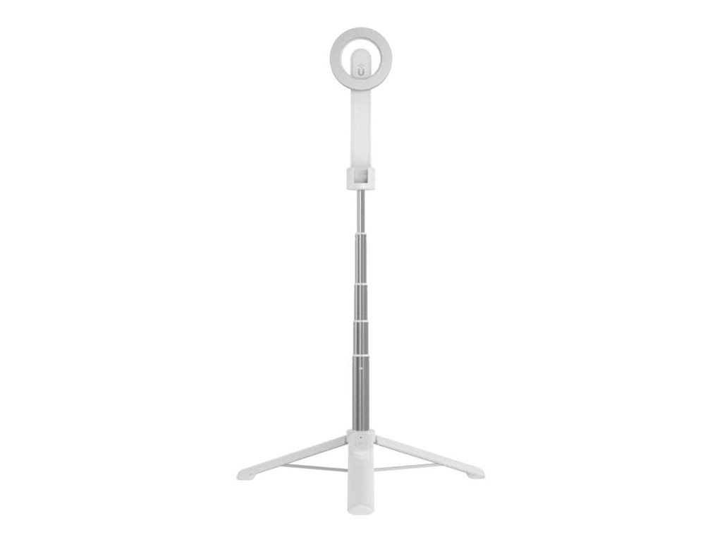 Fixed - Selfie stick with tripod - MagSnap - Bluetooth - White - 72 cm - Aluminum alloy, ABS, PC - 170 g