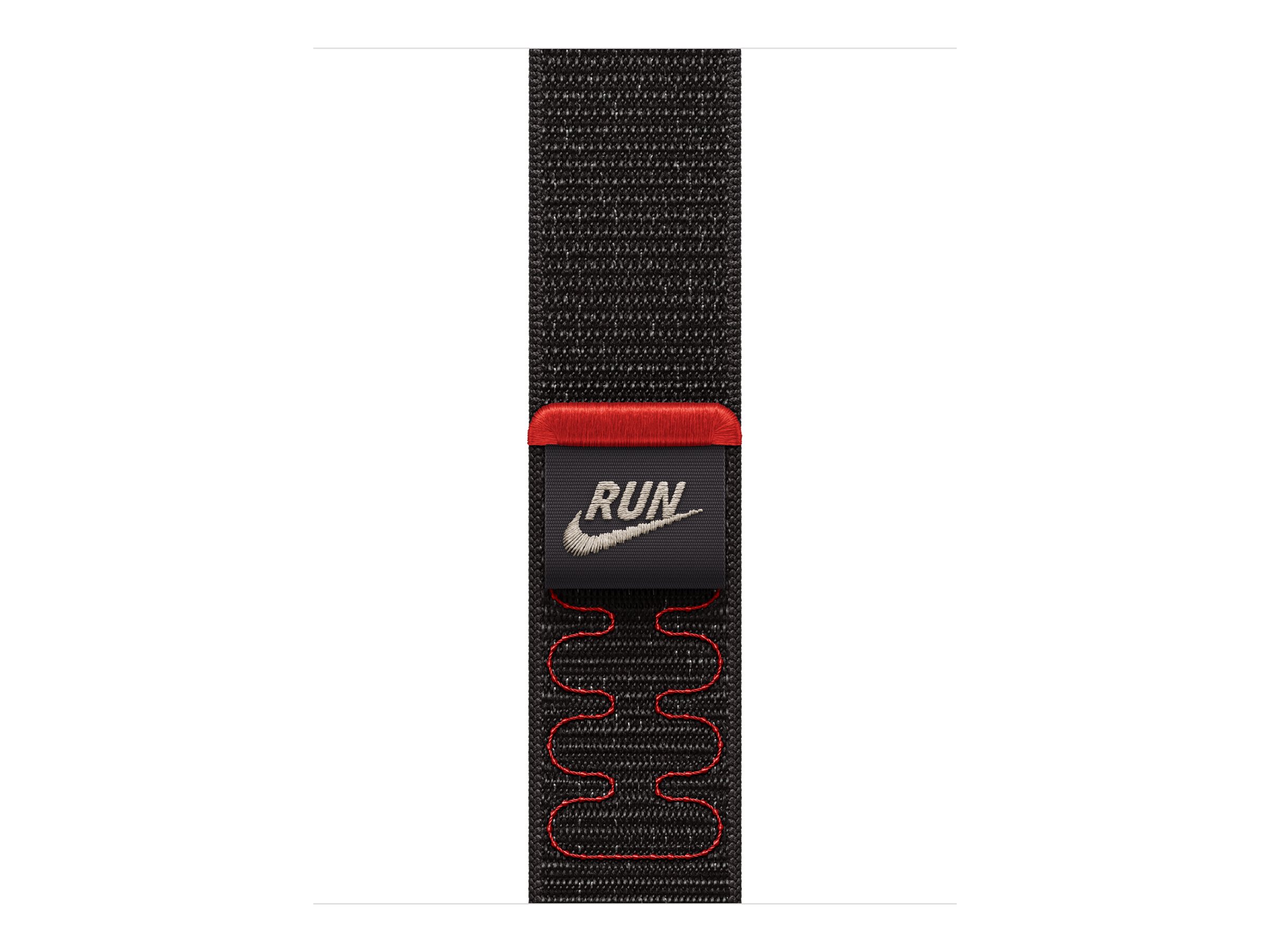 Apple - 42mm Midnight Black Nike Sport Loop