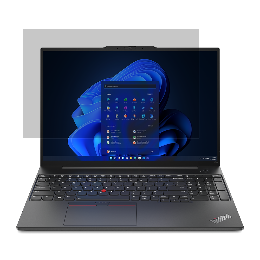 Lenovo 16-inch Premium Clarity Privacy Filter for P16/T16 Gen1, 16:10