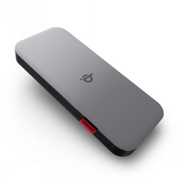 Lenovo - Wireless Mobile Power Bank - 40ALLG1WWW - 10000 mAh - Thunder Black - 258 g