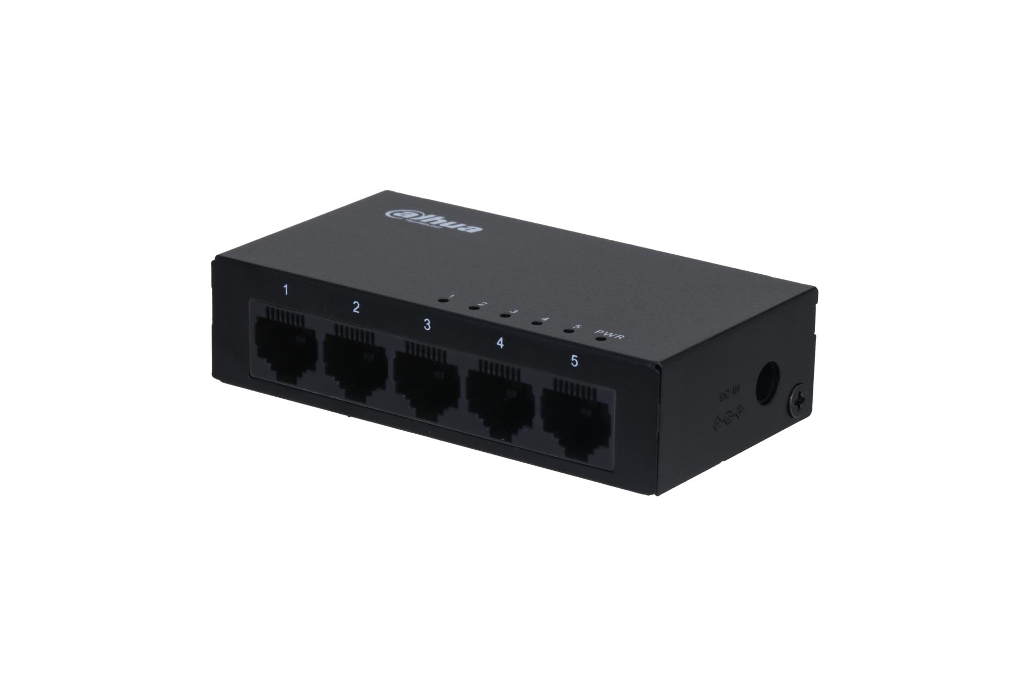 Switch|DAHUA|PFS3005-5GT-V2|Type L2|Desktop/pedestal|5x10Base-T / 100Base-TX / 1000Base-T|DH-PFS3005-5GT-V2