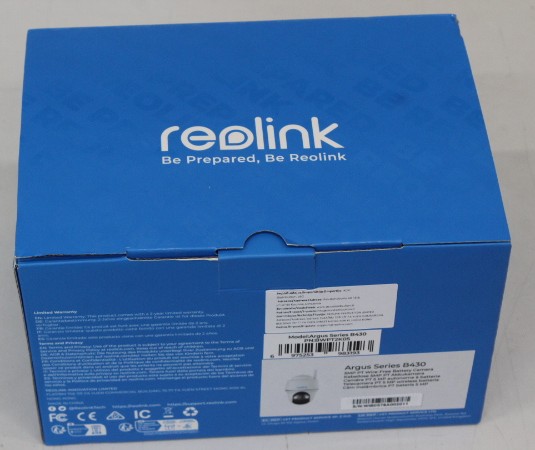 SALE OUT. Reolink Argus Series B430 Smart 5MP Pan & Tilt Wire-Free Camera, White - Reolink - Smart Pan and Tilt Wire-Free Camera - Argus Series B430 - 24 month(s) - PTZ - 5 MP - Fixed - H.265 - Micro SD, Max. 128 GB - UNPACKED, SCRATCHES TOP ON CAMERA, MI