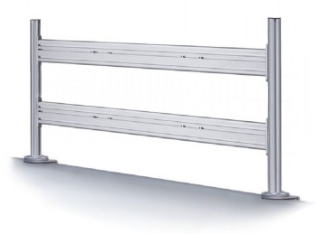 NEWSTAR FLAT SCREEN DESK TOOLBAR FOR 6 SCREENS (70 X 130 CM) 10-24" SILVER