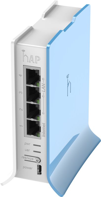 Access Point - RB941-2nD-TC hAP Lite - 802.11n - 10/100 Mbit/s - Ethernet LAN (RJ-45) ports 4 - MU-MiMO Yes - 12 month(s)