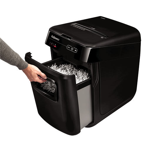 Cross-Cut - AutoMax 200C - Black - Paper shredding - Shredding CDs - Credit cards shredding