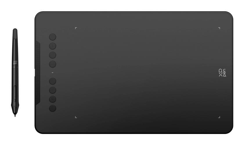 GRAPHIC TABLET 10X6.25"/BLACK DECO 01 V3 XPPEN
