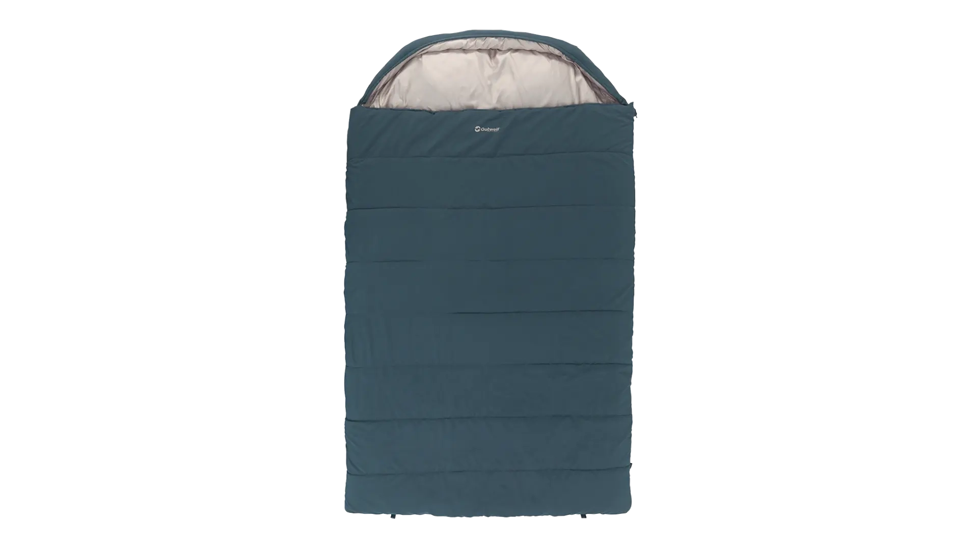 Outwell Campion Lux Double - Sleeping Bag - 225 x 140 cm - 16 to 5 °C - 2 way open - auto lock, L-shape