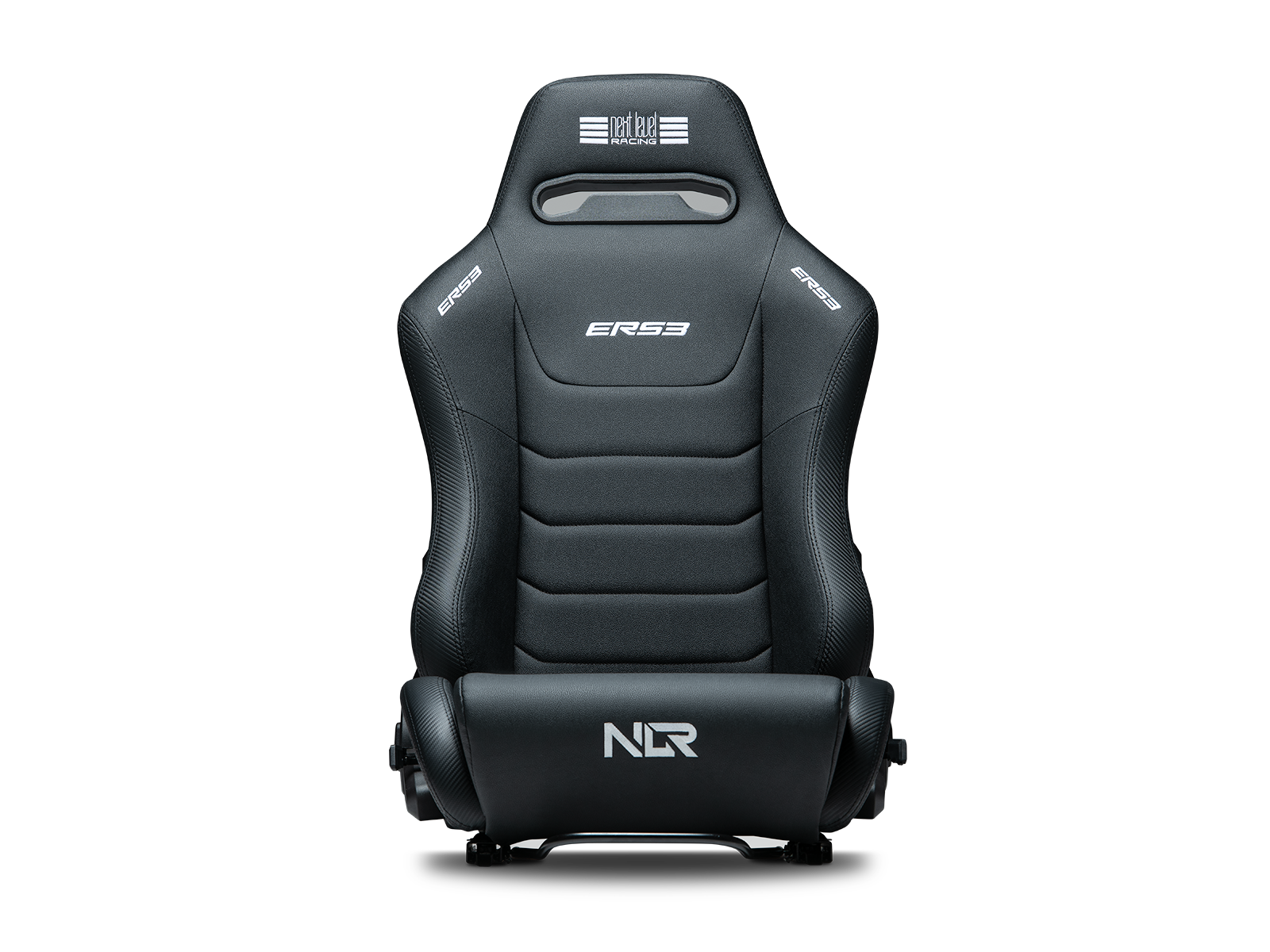 Next Level Racing - Premium PU Leather - Reclining Seat - ERS3 Elite - Black