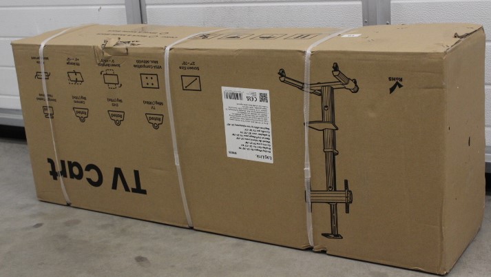 SALE OUT. Logilink BP0025 TV stand cart, adjustable TV height, 37–70“, max. 50 kg - Logilink - Floor stand - BP0025 - 30-70 " - Maximum weight (capacity) 50 kg - DAMAGED PACKAGING