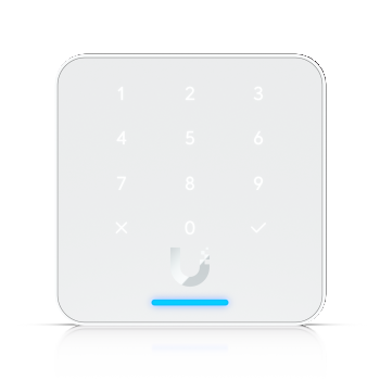 Ubiquity UA-G3-Flex-W Third-generation NFC card reader with a keypad and Touch Pass support, White
