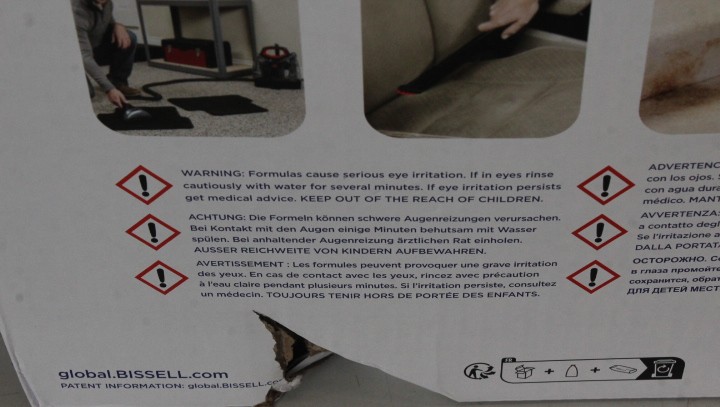 SALE OUT. Bissell - MultiClean Spot & Stain SpotCleaner Vacuum Cleaner - 4720M - Handheld - 330 W - Black/Red - Warranty 24 month(s) - DAMAGED PACKAGING