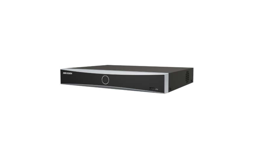Hikvision - 4-ch PoE 1U K Series AcuSense 4K NVR - DS-7604NXI-K1/4P(D) - 1