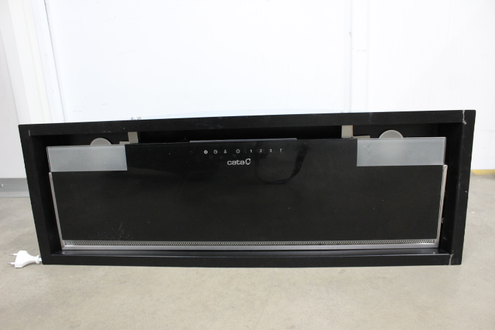 SALE OUT. CATA GC DUAL A 75 XGBK /D Hood, A, 64dB, 710m3/h, width 80cm, 32kWh per year, black glass - CATA Hood - GC DUAL A 75 XGBK - Canopy - Energy efficiency class A - Width 79.2 cm - 820 m³/h - Touch control - LED - Black glass - NO ORIGINAL PACKAGING