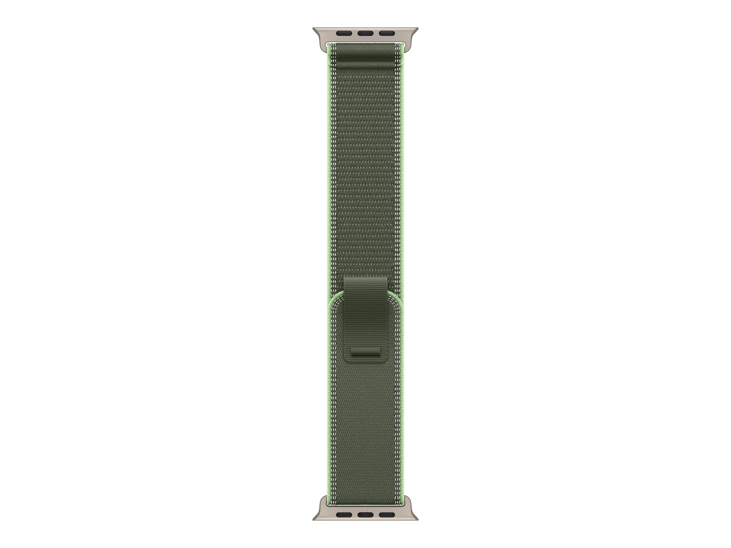 Apple 49mm Green/Neon Trail Loop - M/L - Natural Titanium Finish - Apple