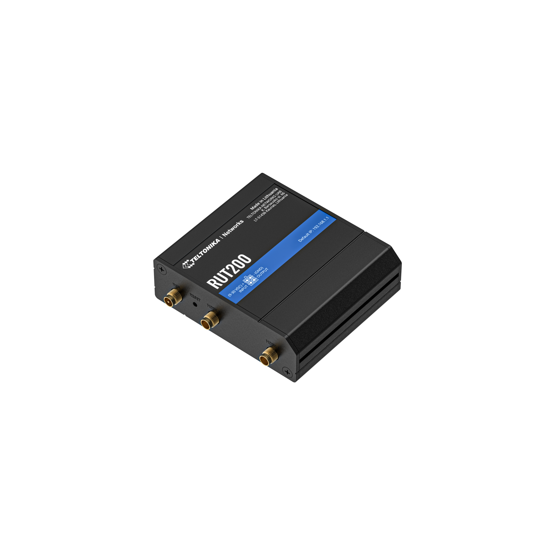 Teltonika LTE Cat 4 Router - RUT200 - 802.11n - 10/100 Mbit/s - Ethernet LAN (RJ-45) ports 2 - Mesh Support No - MU-MiMO No - No mobile broadband