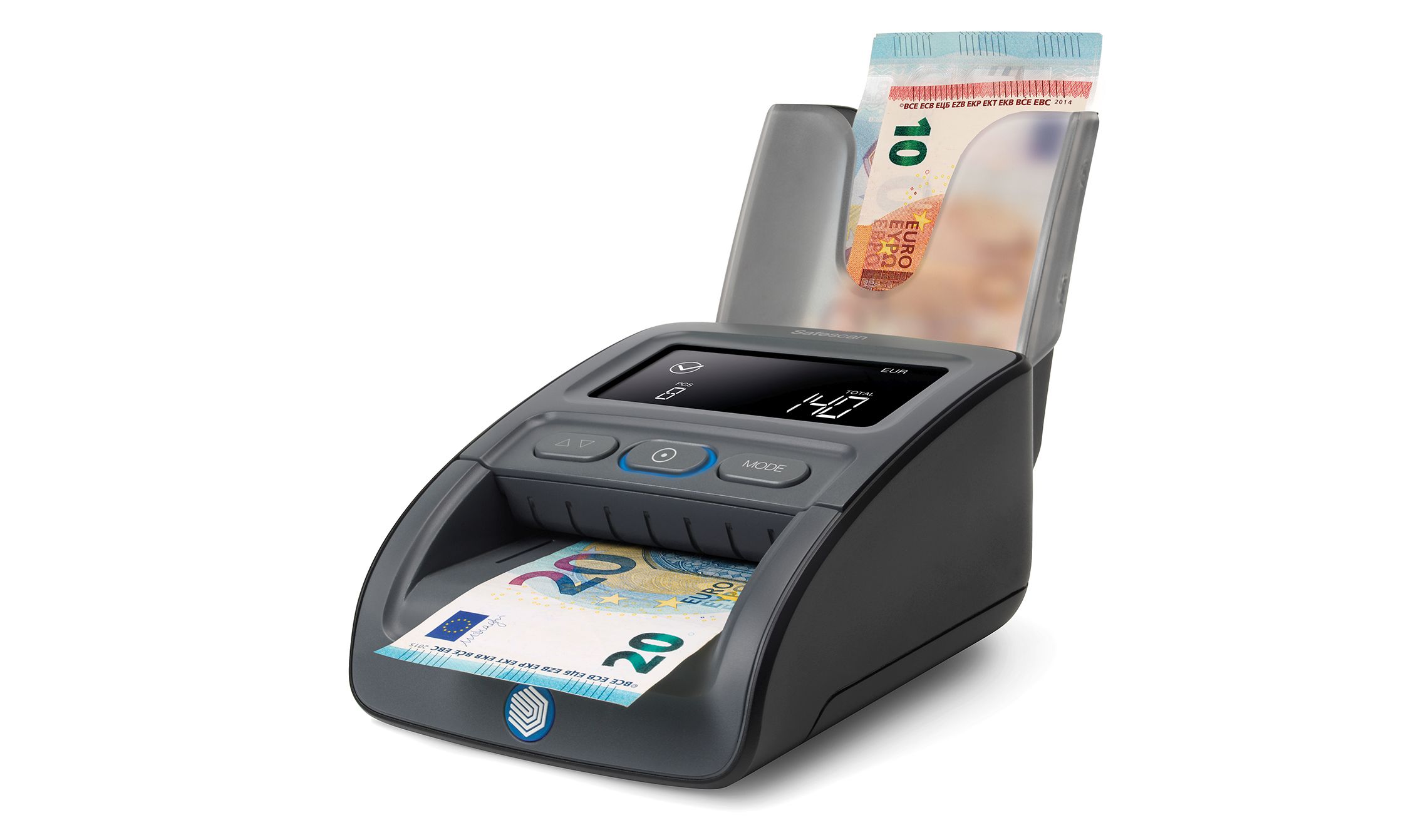SAFESCAN - Money Checking Machine, 155-S G2 - 250-08195 - Black - Suitable for Banknotes - Number of detection points 7 - Value counting