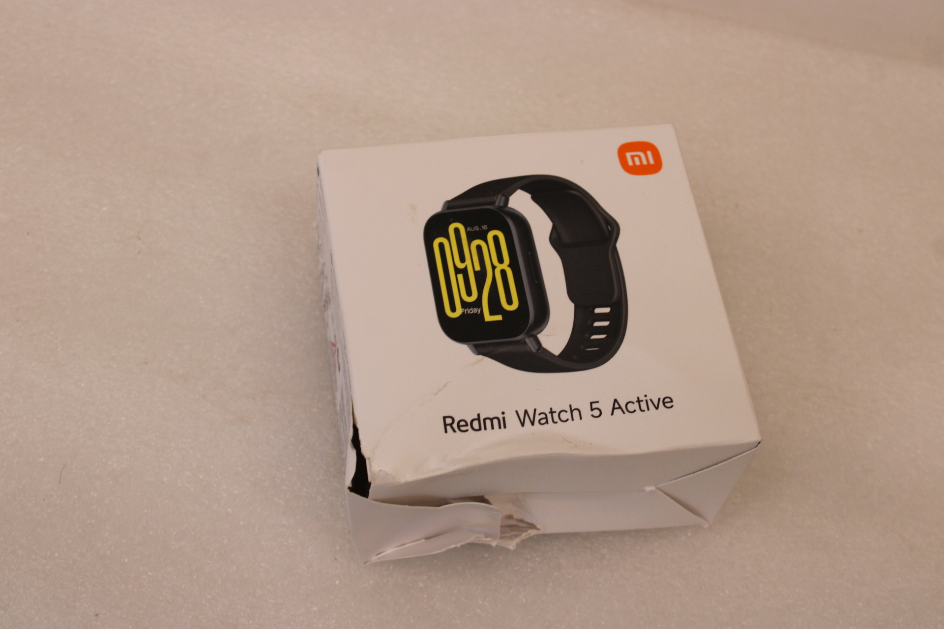 SALE OUT. Xiaomi Redmi Watch 5 Active, Midnight Black - SALE OUT. Redmi Watch 5 Active - Smart watch - LCD - 2.0” - Waterproof - Midnight Black - DAMAGED PACKAGING