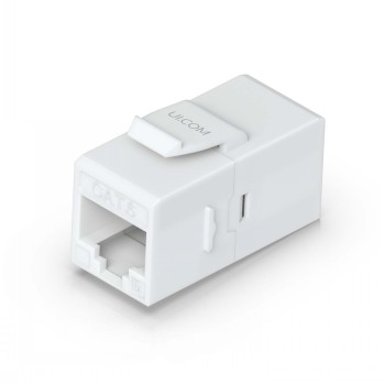 Ubiquiti UniFi UACC-Keystone-Coupler-C6 Cat6 keystone coupler, Easy snap-in installation on a blank patch panel, (12) Keystone Couplers per pack