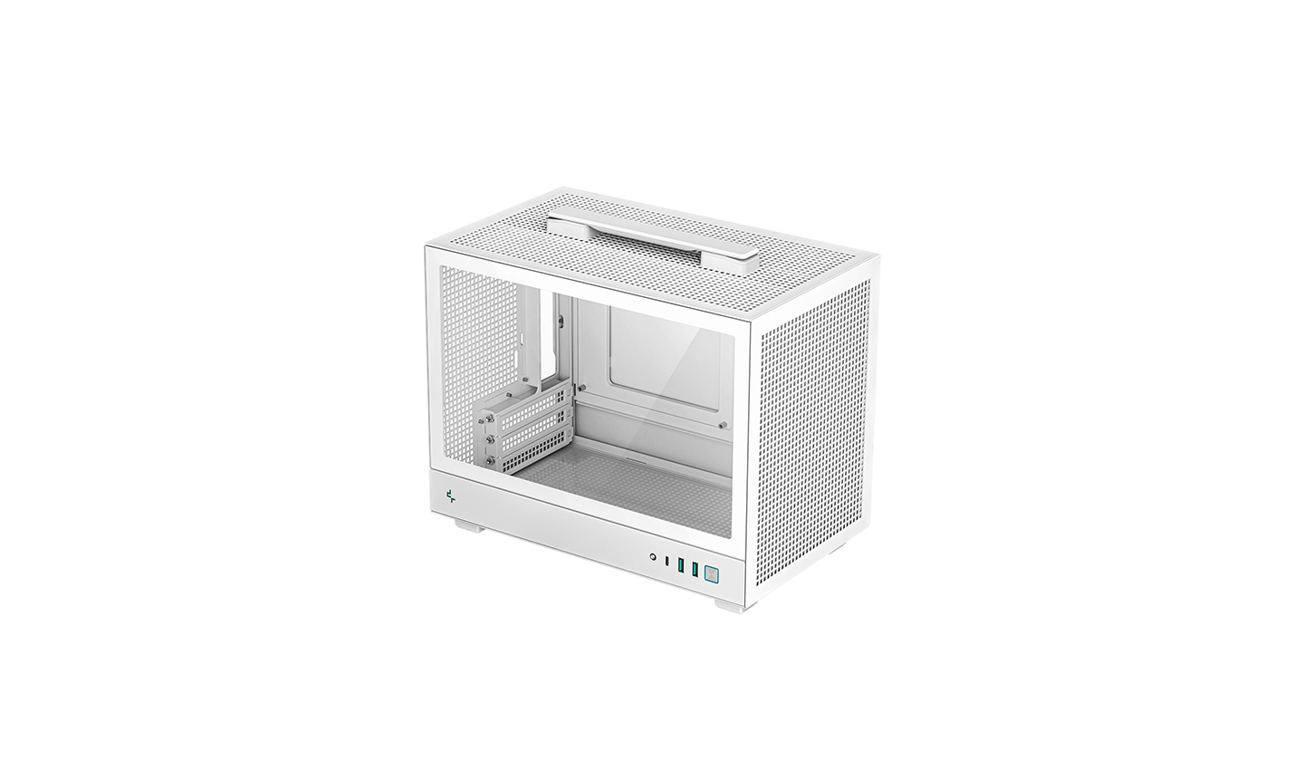 Deepcool Ultra-portable Case - CH160 WH - White - Mini-ITX - ATX PS2