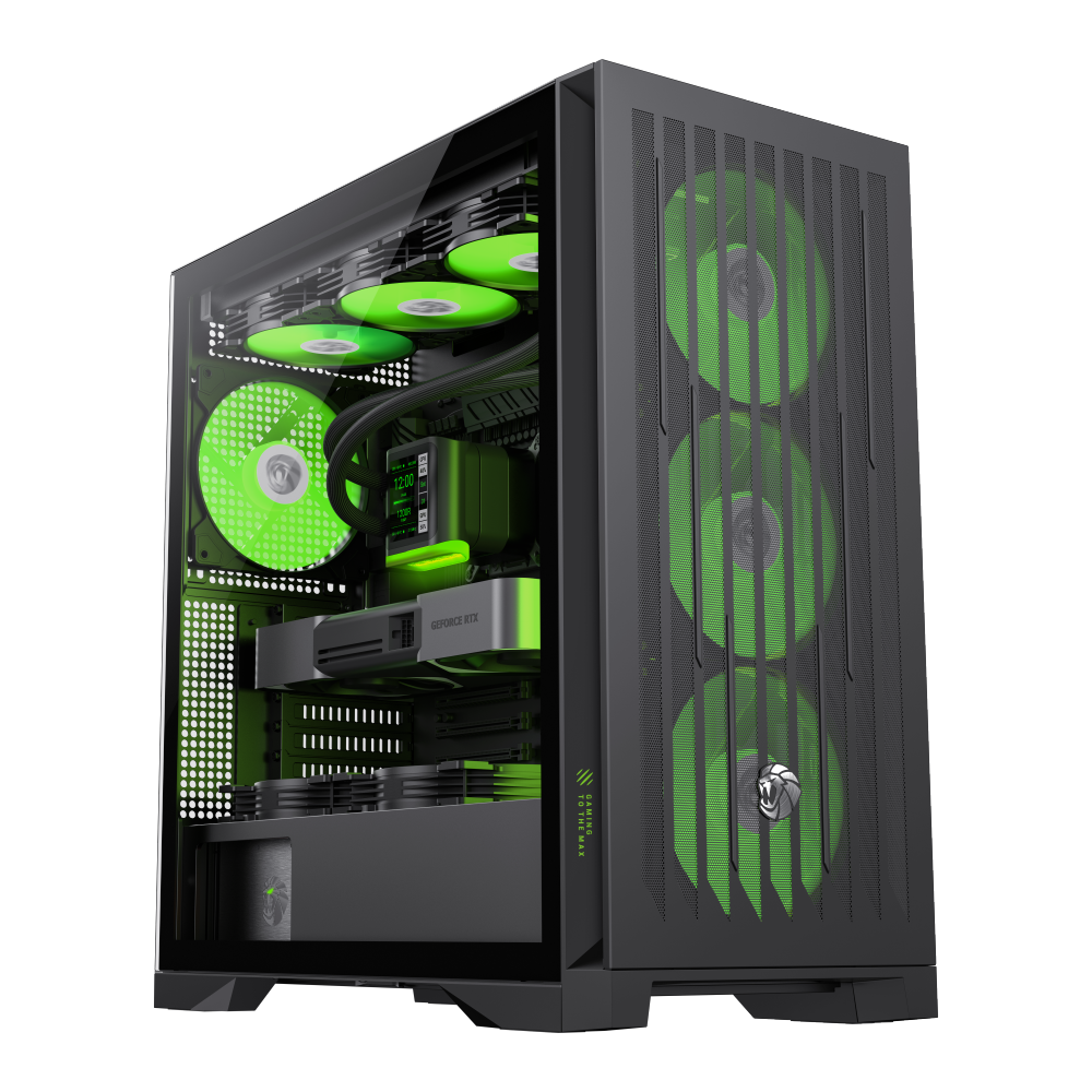 Gamemax Case - LEADER 2 BK - E-ATX