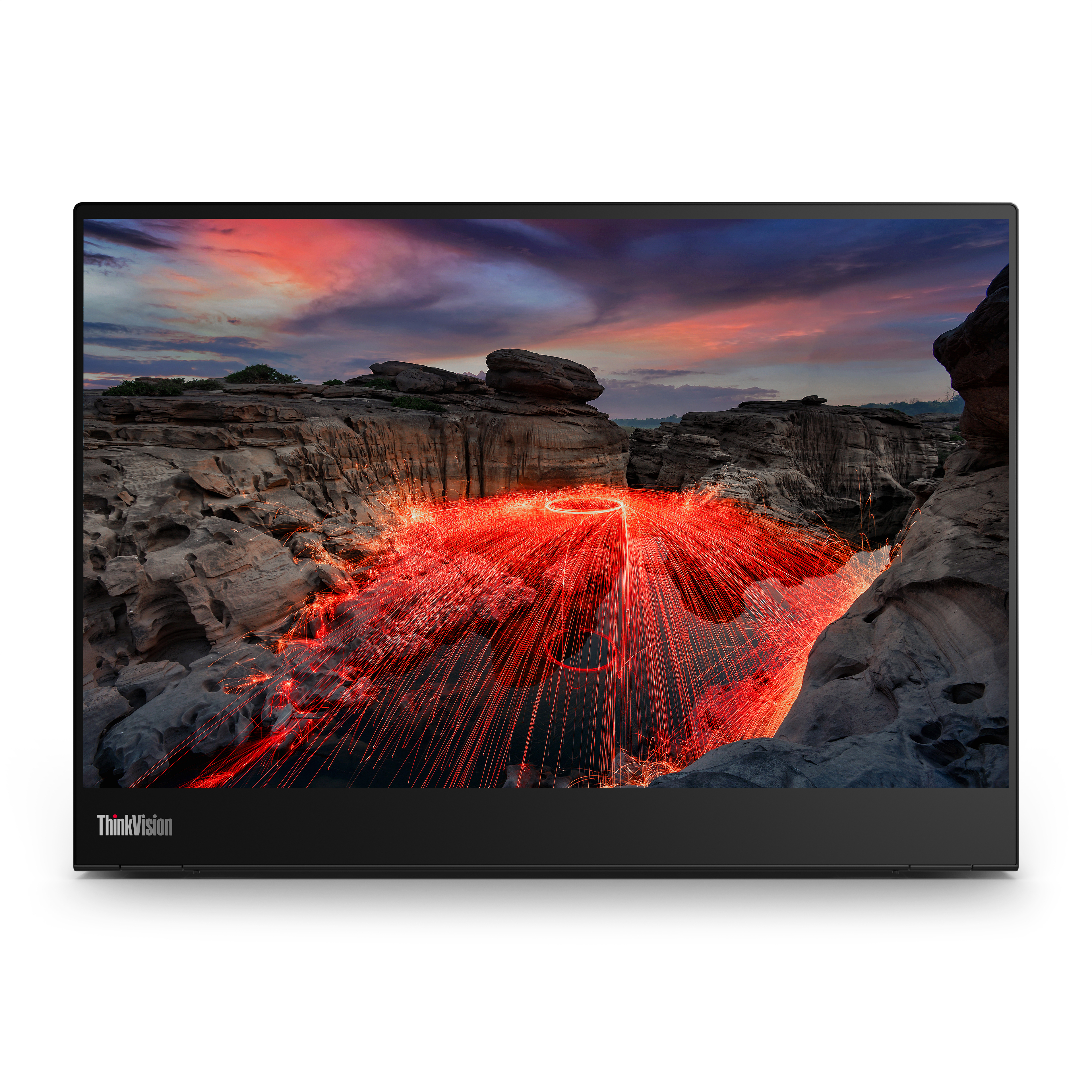 35,6cm/14" (2240x1400) Lenovo ThinkVision M14t Gen 2 IPS Touch portable 6ms 60Hz 2xUSB-C Black