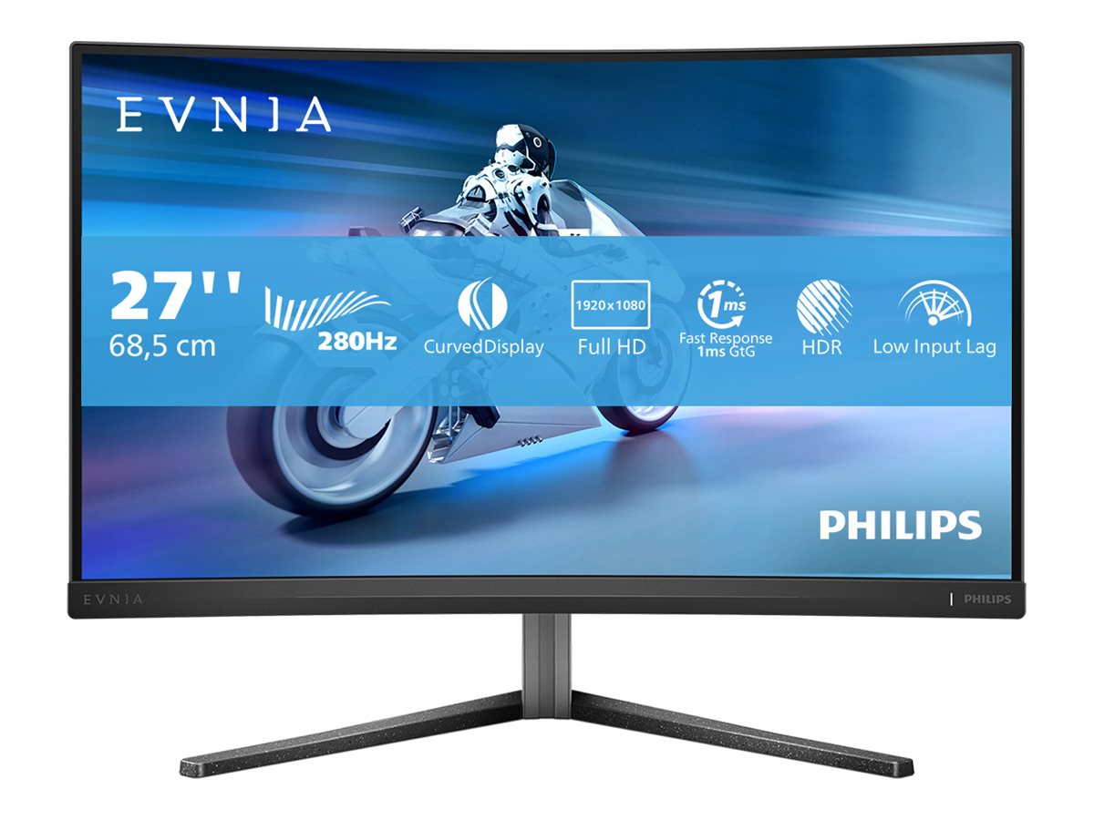 Philips - 27M2C5200W/00 - 27 " - VA - 16:9 - 180 Hz - 1 ms - 1920 x 1080 pixels - 300 cd/m² - HDMI ports quantity 2 - Warranty 24 month(s)