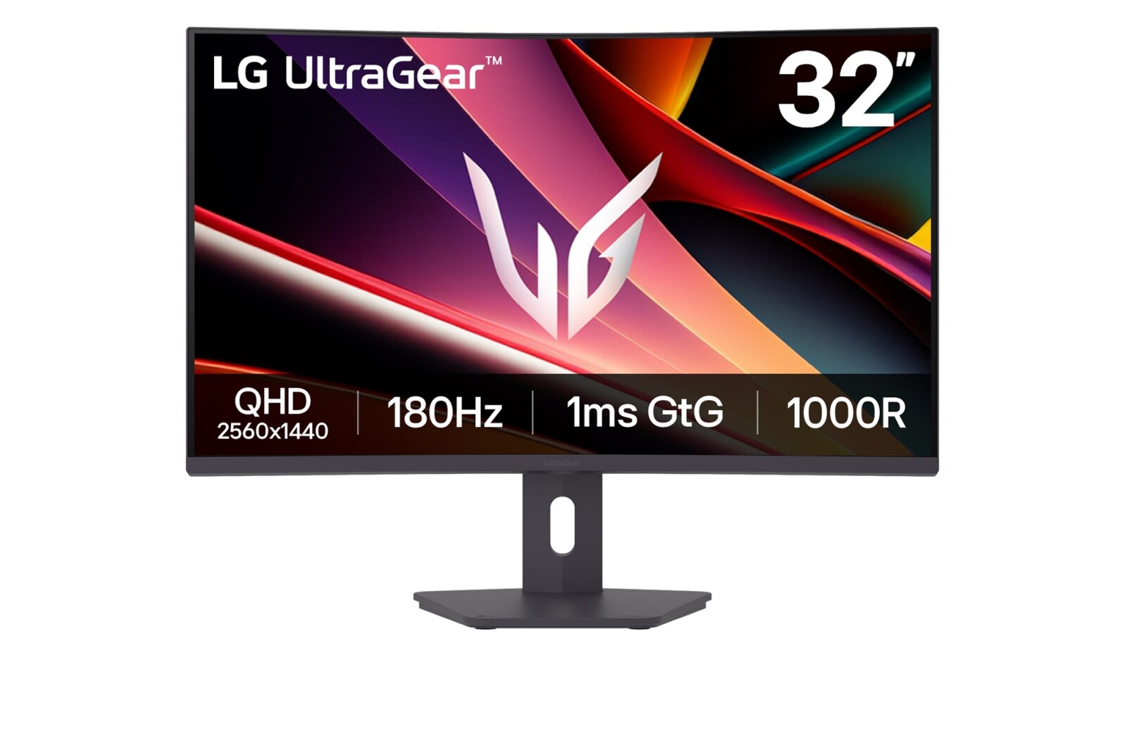 LG - 32G600A-B - 31.5 " - VA - QHD - 16:9 - 180 Hz - 1 ms - 2560 x 1440 pixels - 250 cd/m² - HDMI ports quantity 2