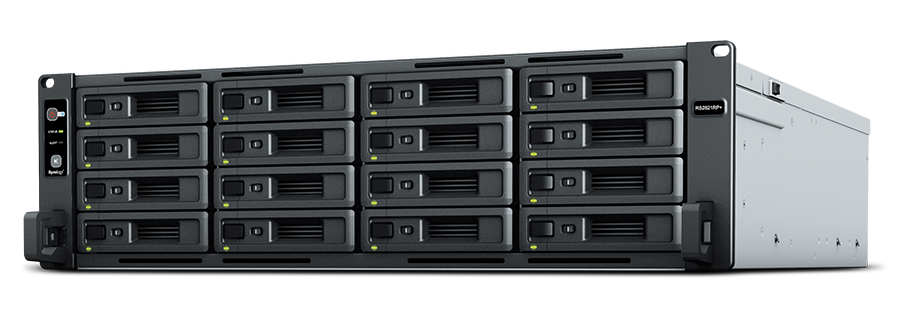 Synology - Rack NAS - RS2821RP+ - Up to 16 HDD/SSD Hot-Swap - AMD Ryzen - Ryzen V1500B Quad Core - Processor frequency 2.2 GHz - 4 GB - DDR4