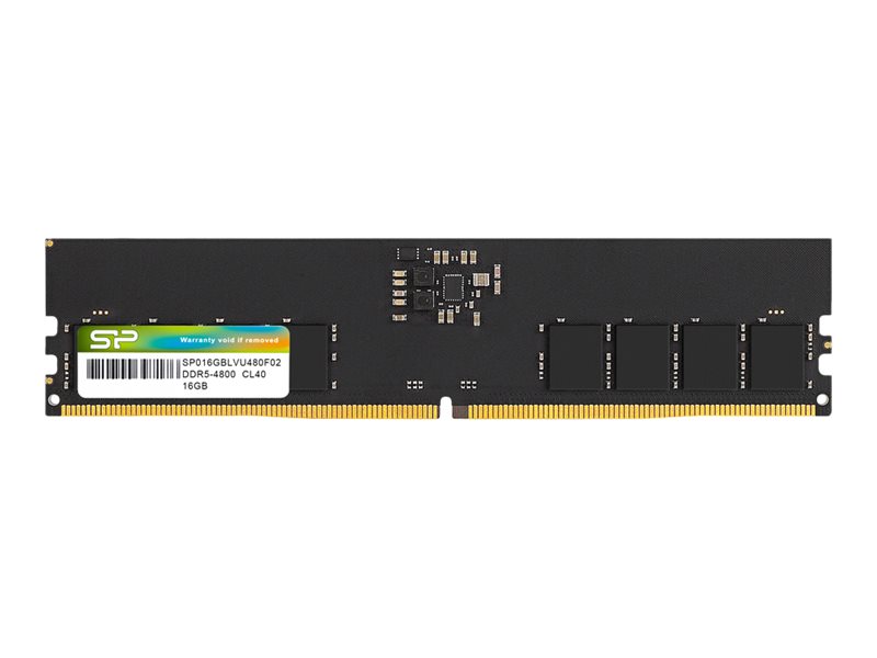 Silicon Power SP016GBLVU480F02 - 16 GB - DDR5 - 4800 MHz - PC/server - Registered No - ECC Yes