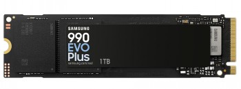 Samsung SSD - 990 EVO Plus - 1000 GB - SSD form factor M.2 2280 - Solid-state drive interface NVMe - Read speed 7250 MB/s - Write speed 6300 MB/s
