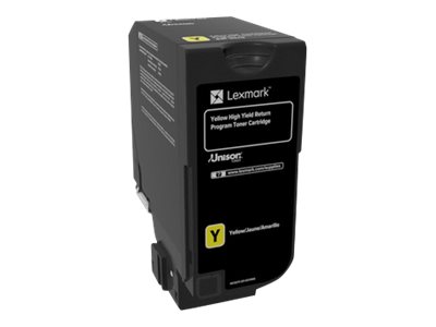 Lexmark Genuine High Capacity Yellow Return Programme 84C2HY0 Toner Cartridge - Lexmark Yellow