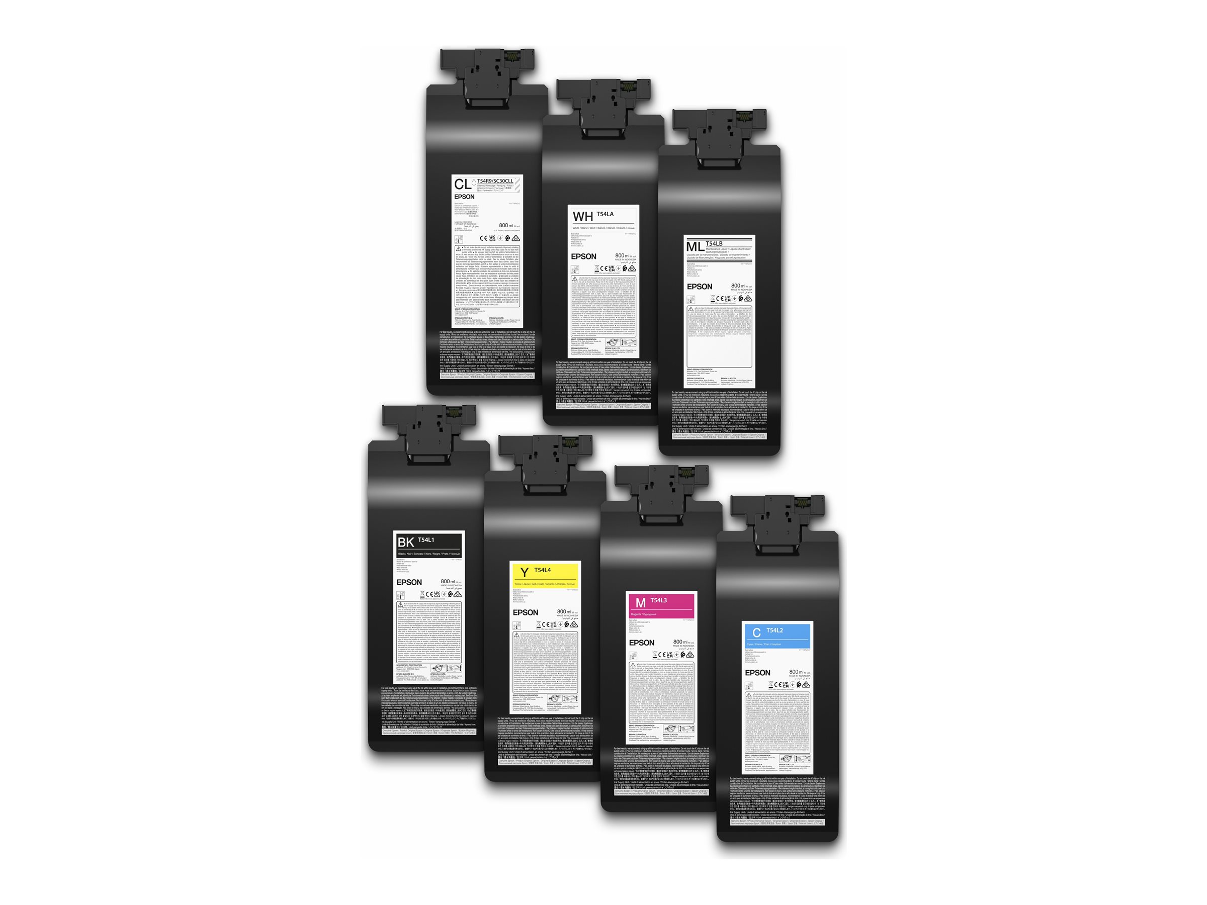 Epson UltraChrome DG2 T54LA00 (800ml) - Ink Cartrige - White