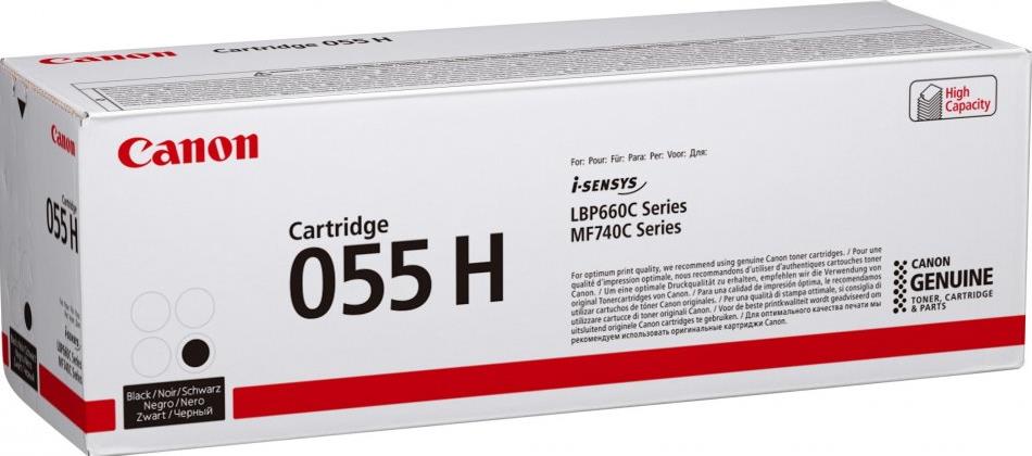 TONER BLACK 7.6K CRG-055HBK/3020C002 CANON