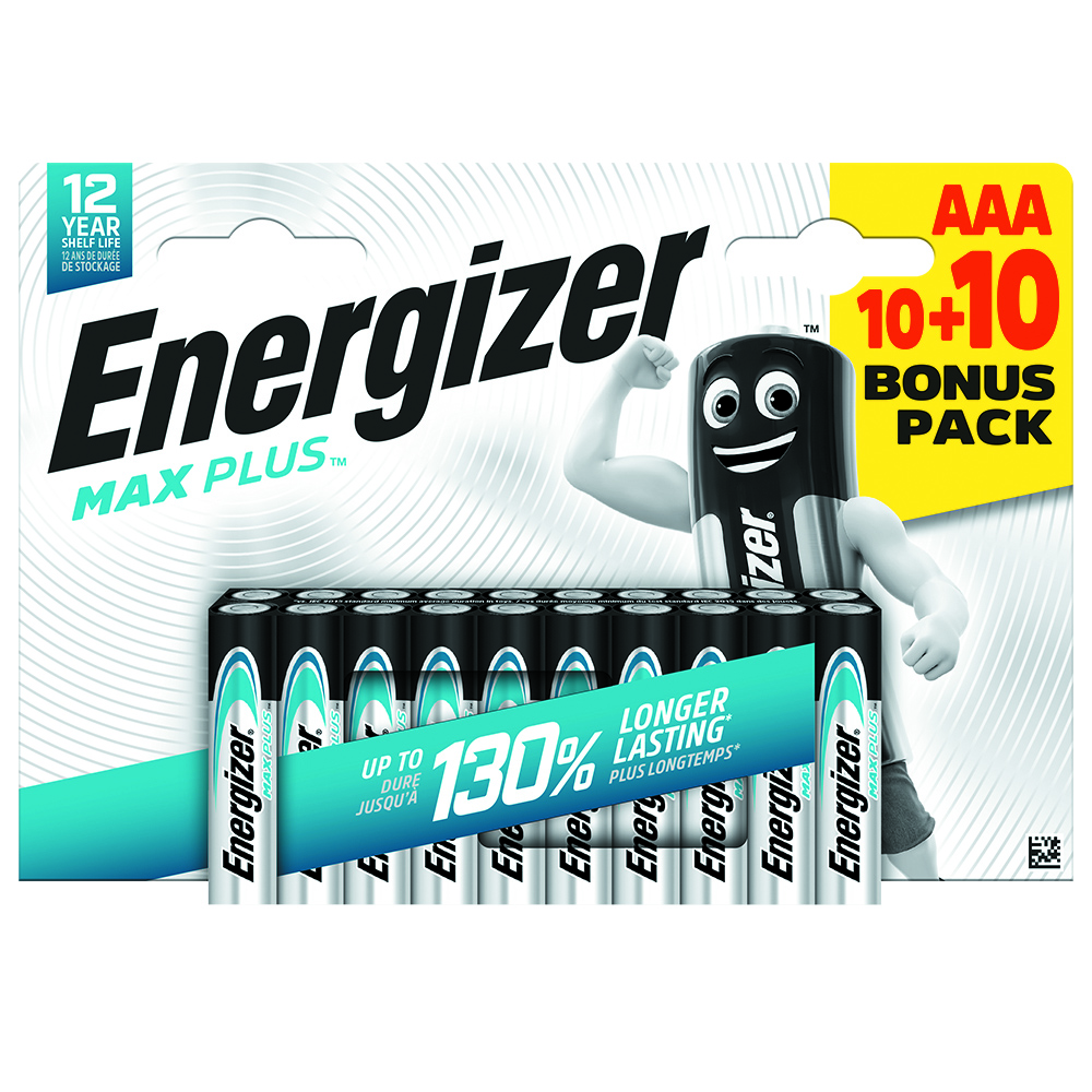 Energizer Max Plus LR03 BL10+10 - AAA