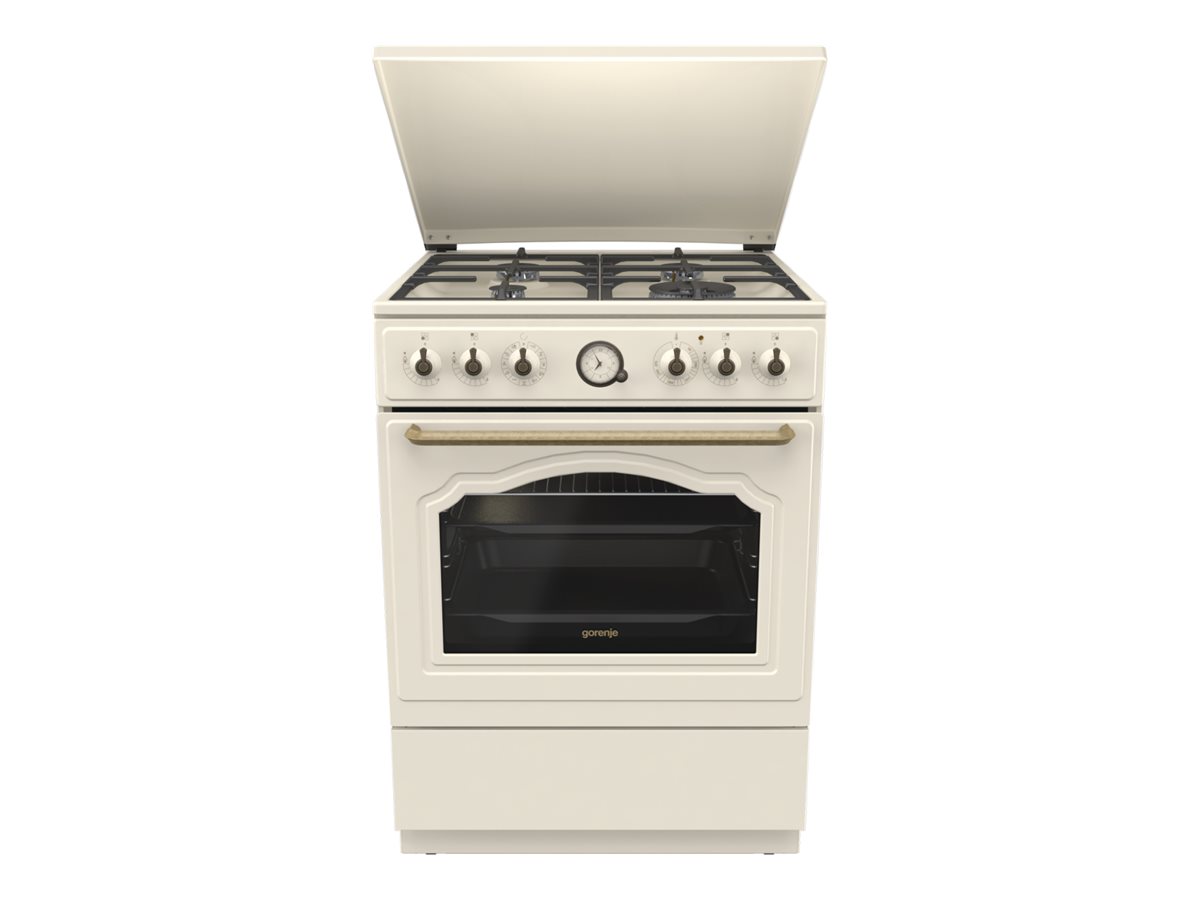 Gorenje Cooker - GKS6C71CLI - Hob type Gas - Oven type Electric - Gold - Width 60 cm - Depth 60 cm - 71 L