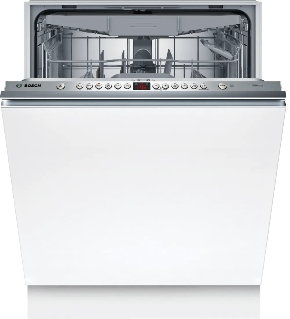 Bosch Dishwasher - SMV46KX12E - Built-in - Width 60 cm - Number of place settings 13 - Number of programs 6 - Energy efficiency class E - AquaStop function - White