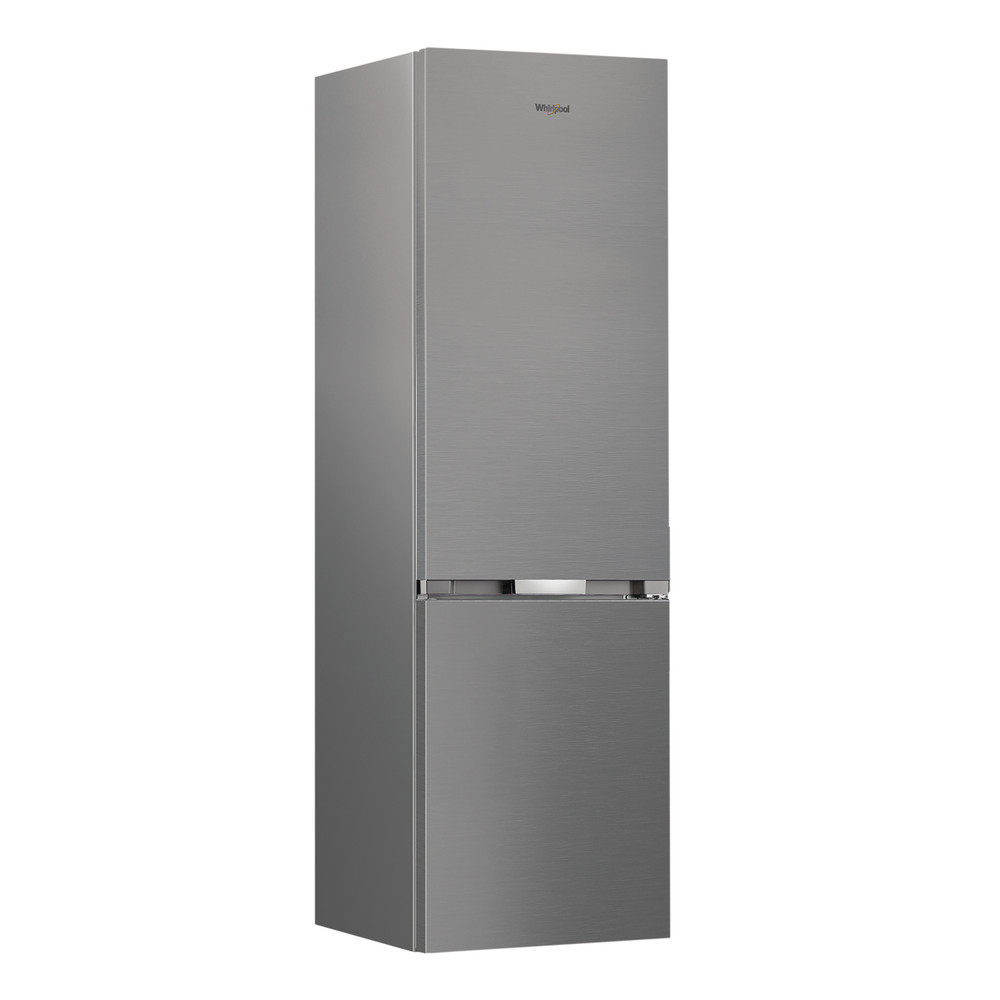 Whirlpool Refrigerator - WHK 25404 XP4E - Energy efficiency class E - Free standing - Combi - Height 203.5 cm - No Frost system - Fridge net capacity 249 L - Freezer net capacity 106 L - 37 dB - Silver