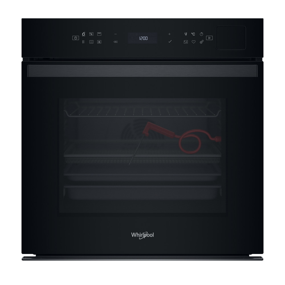 Whirlpool Oven - WOI6A8FPT1SBA - 73 L - Electric - Pyrolytic/Hydrolytic - Electronic - Steam function - Convection - Height 59.7 cm - Width 59.5 cm - Black