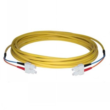 BLACKBOX FO OS1/2 SINGLE-MODE PATCH CABLES LSZH RUGGEDIZED - LC-LC, 10M