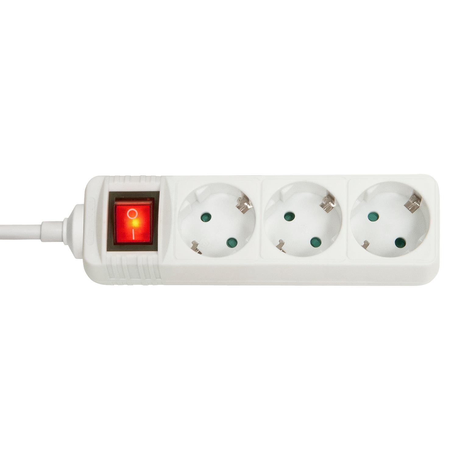 CABLE POWER EXTENSION 1.4M/3OUTL. 73101 LINDY