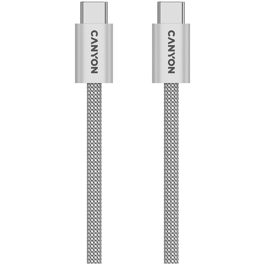 CANYON cable OnWire 60MG C-C 60W Magnet Braided 1m Light Grey