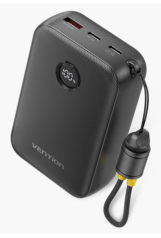 POWER BANK USB 20000MAH 22.5W/BLACK FKBB0-C VENTION
