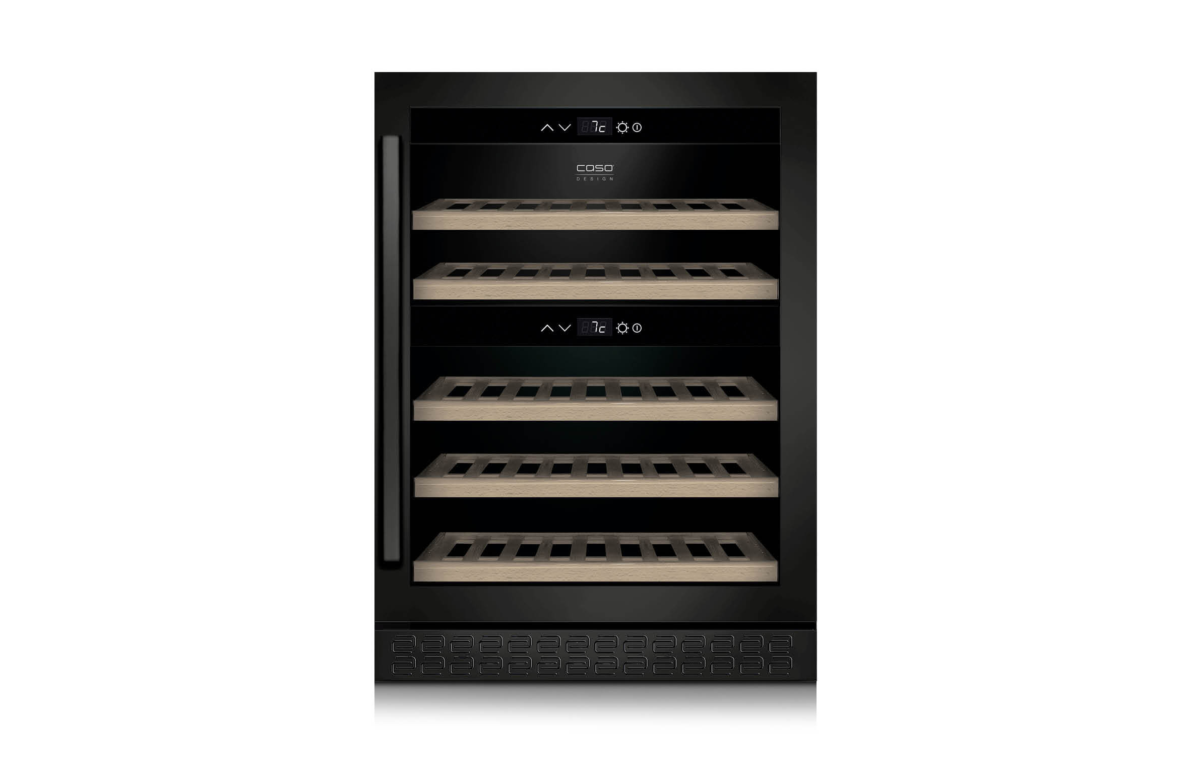 Caso - Wine cooler - WineChef Pro 40 - Energy efficiency class G - Showcase - Free standing - Bottles capacity 40 bottles - Cooling type Compressor technology - Black