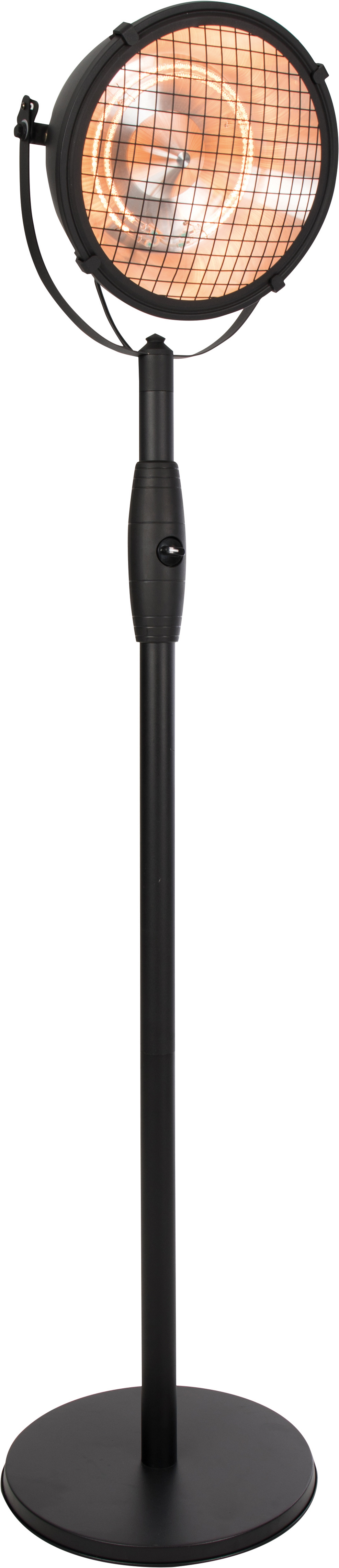 SUNRED - Heater - RSS19, Indus Bright Standing - Infrared - 2100 W - Black - IP54