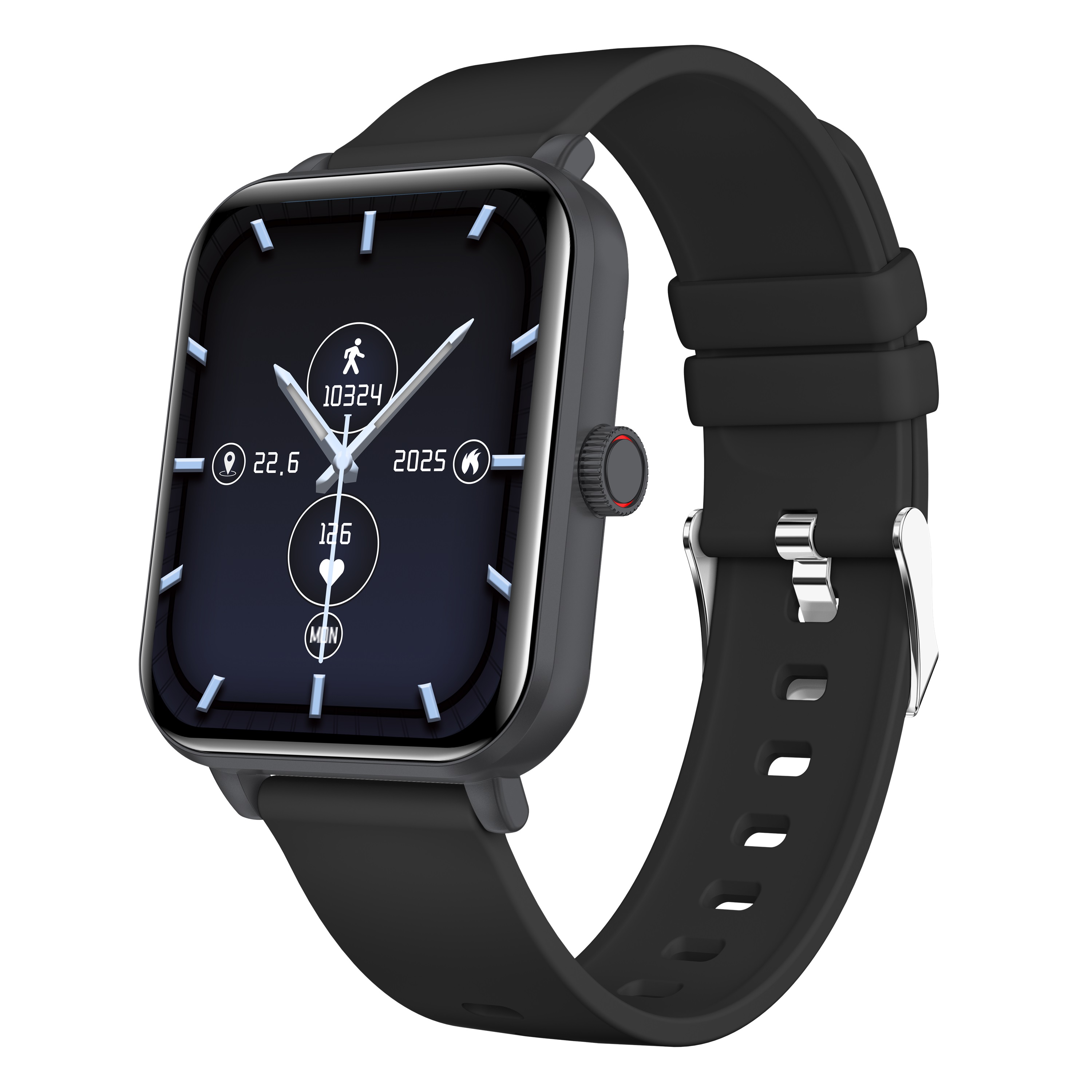 myPhone Watch Classic 2 - Smart watch - TFT - 1.85" - Waterproof - Black